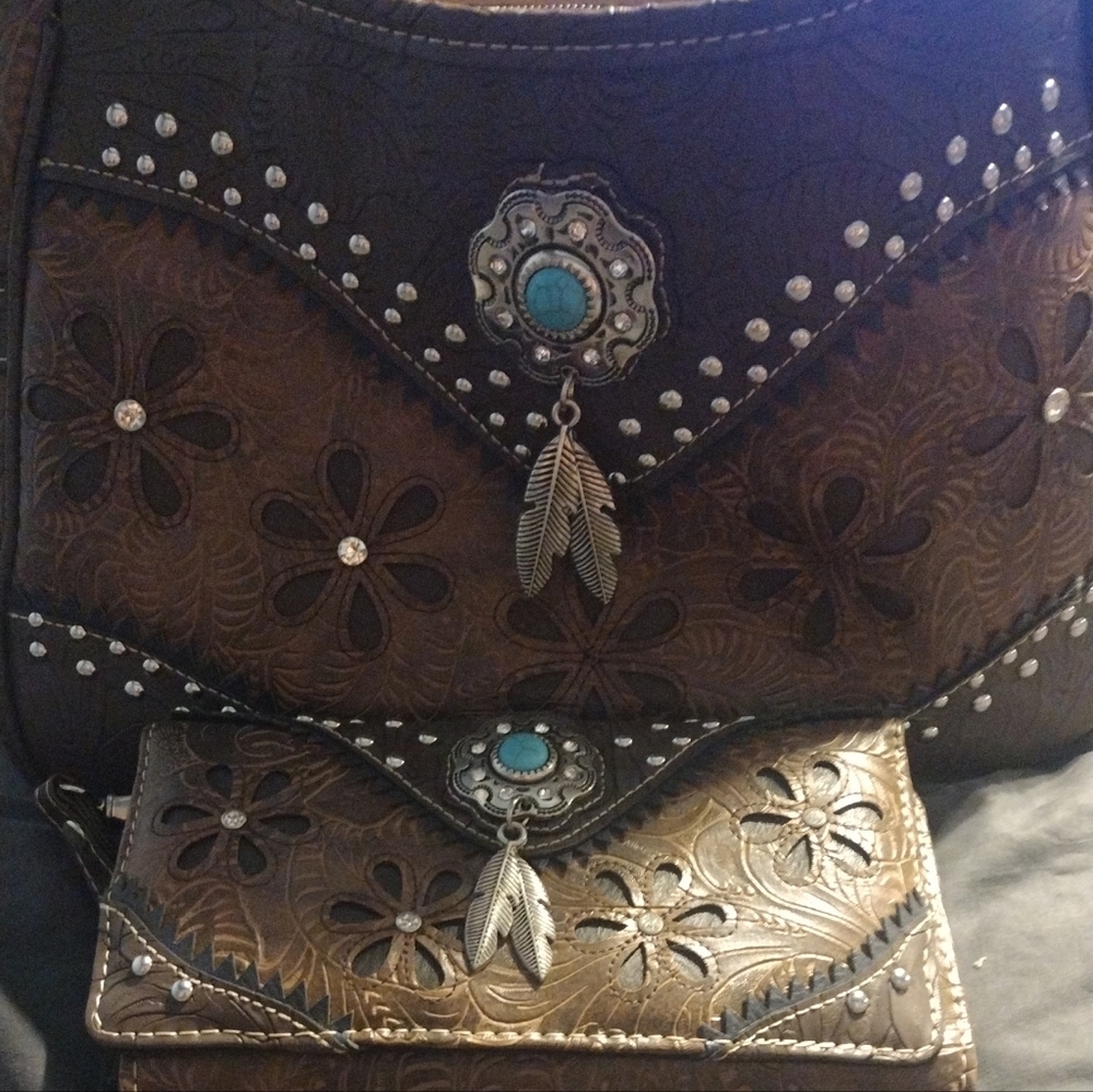 Western purse and wallet